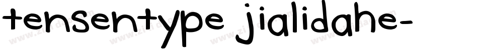 tensentype jialidahe字体转换